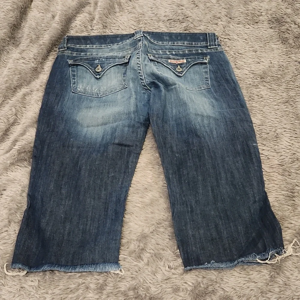 Hudson Jeans Blue Denim Bermudas Size 32!